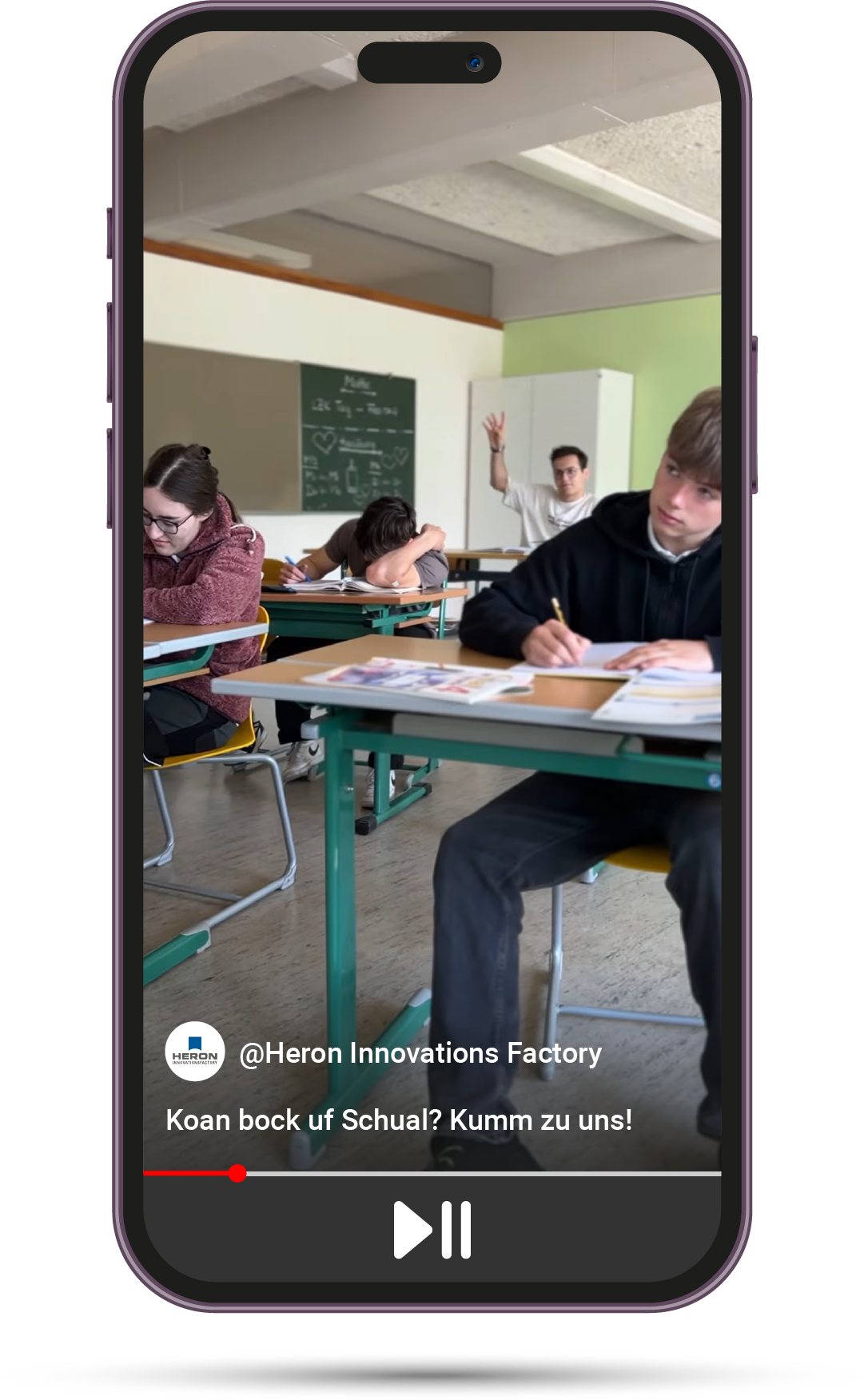 Koan bock uf Schual? Kumm zu uns! Deine Lehre bei Heron Video